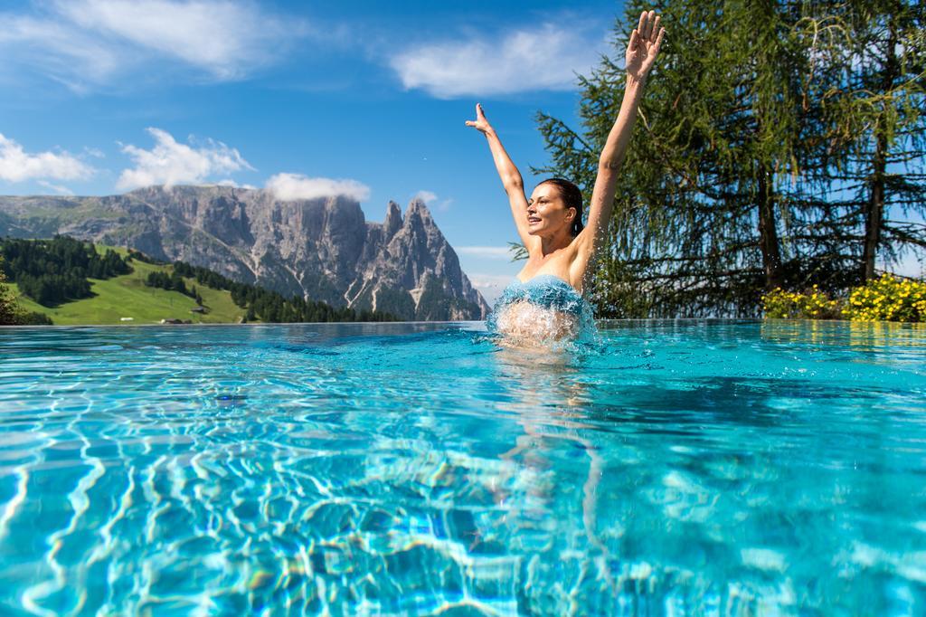 Hotel Rosa Eco Alpine Spa Resort Alpe Di Siusi Esterno foto