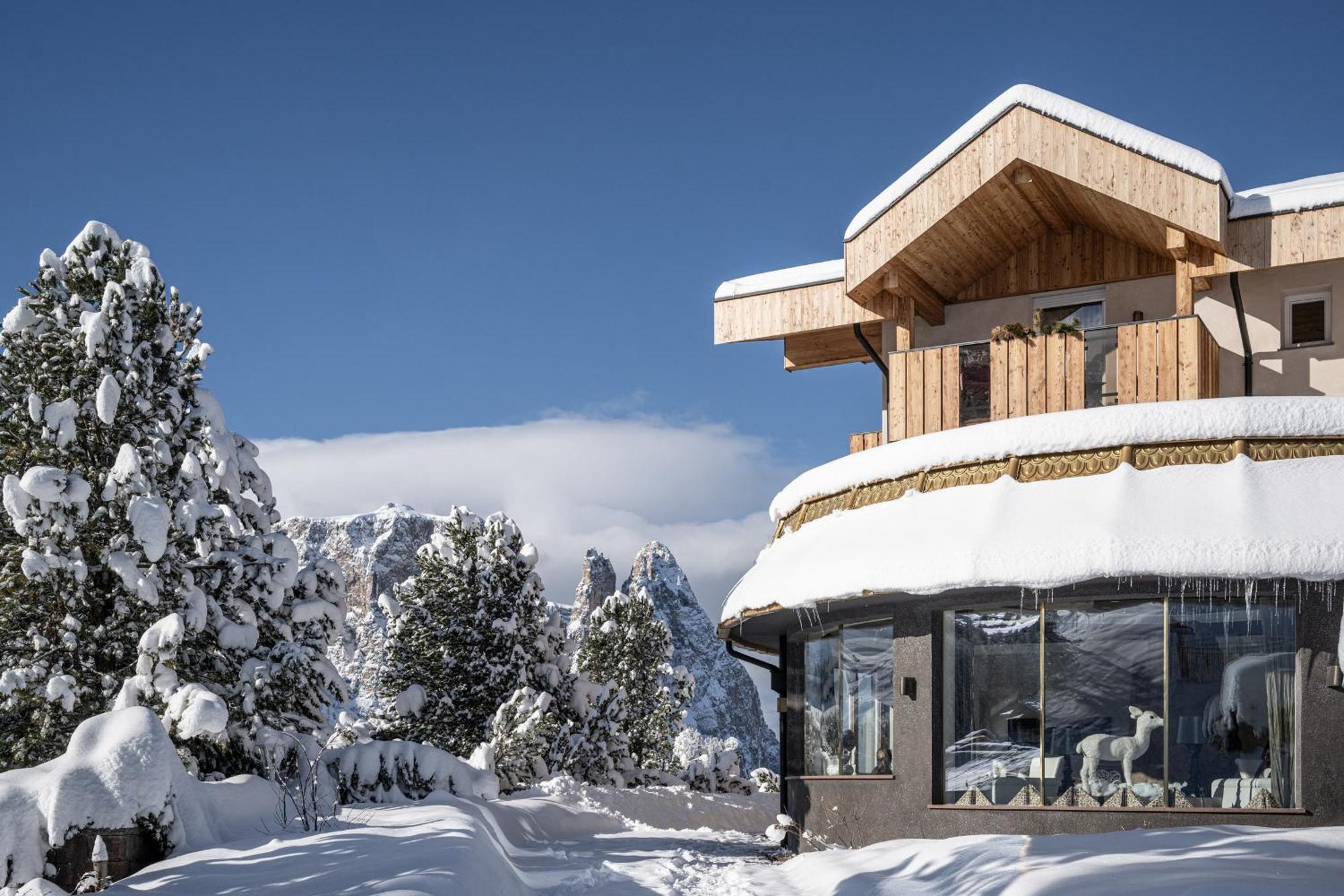 Hotel Rosa Eco Alpine Spa Resort Alpe Di Siusi Esterno foto