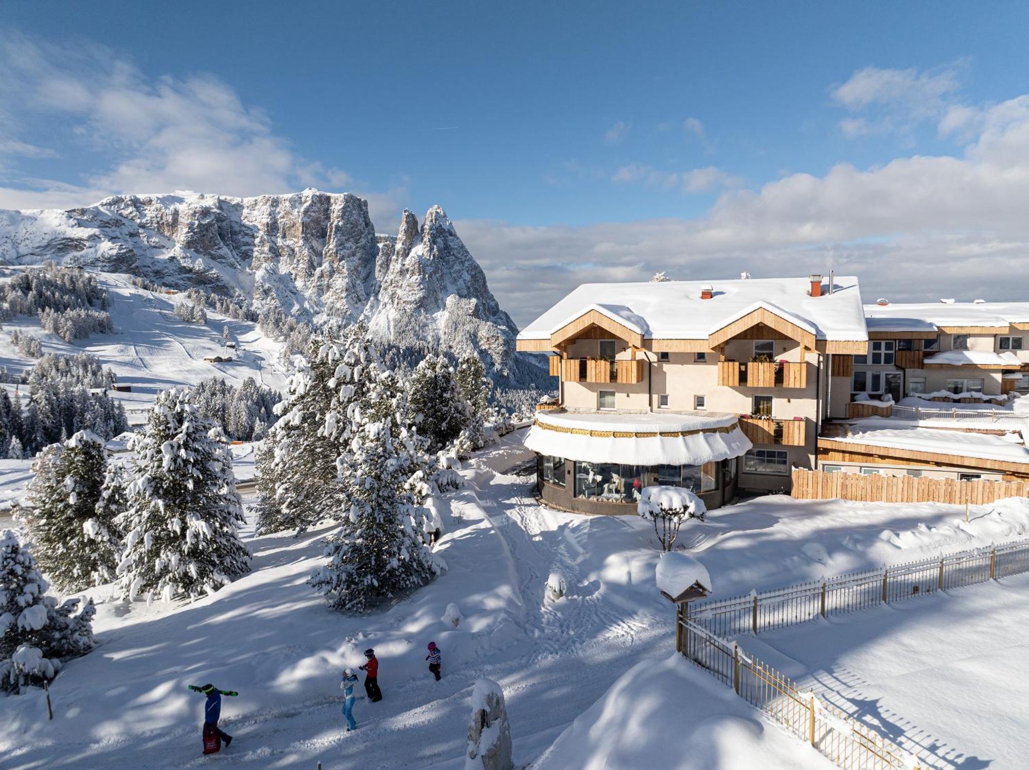 Hotel Rosa Eco Alpine Spa Resort Alpe Di Siusi Esterno foto